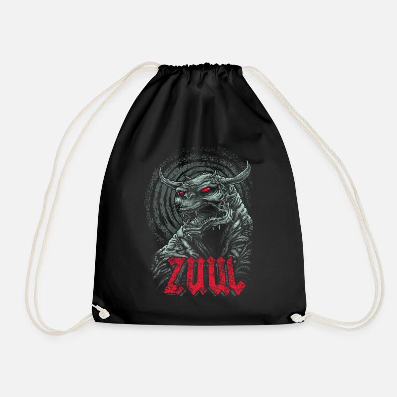 Ghostbusters Zuul - Drawstring Bag - black