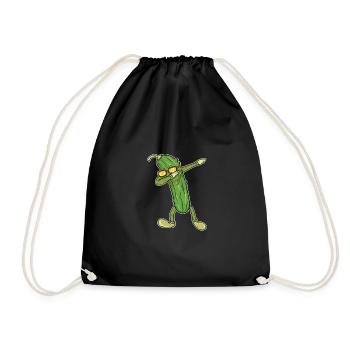 Dabbing Pickle Dab Dance Gift Birthday - Sac de sport léger - noir - Devant