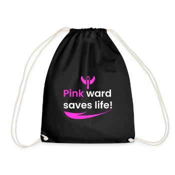 La station rose sauve des vies! - Sac de sport léger - noir - Devant