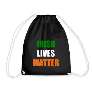 Irish lives matter - Turnbeutel - Schwarz - Vorne