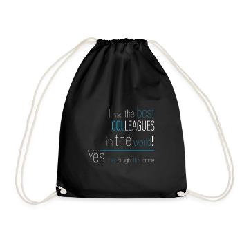 Oui, mes collègues l’ont acheté pour moi. - Sac de sport léger - noir - Devant