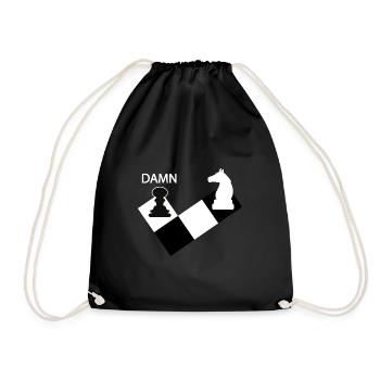 échecs - Sac de sport léger - noir - Devant