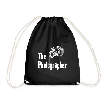 Photographer Camera The Photographer Photography - Drawstring Bag - black - Front