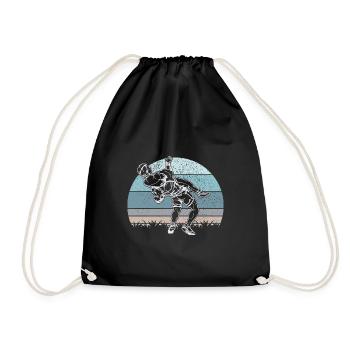 Suplex Wrestler Wrestling Ringen Kampfsport - Turnbeutel - Schwarz - Vorne