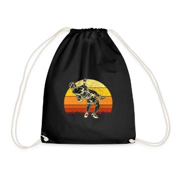 Suplex Wrestler Wrestling Ringen Kampfsport - Turnbeutel - Schwarz - Vorne
