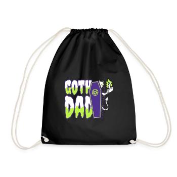 Papa gothique - Sac de sport léger - noir - Devant