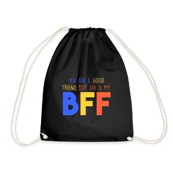mais c’est ma meilleure amie - Sac de sport léger - noir - Devant