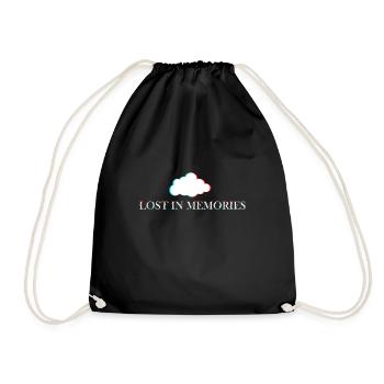 Lost In Memories - Drawstring Bag - black - Front