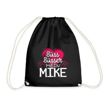 MIKE - süss - Turnbeutel - Schwarz - Vorne