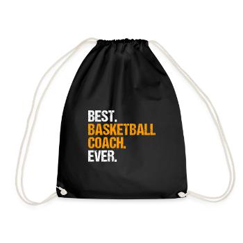 Meilleur entraîneur de basket-ball de tous les temps cadeau - Sac de sport léger - noir - Devant