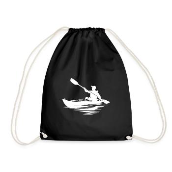 Kayak Boat Club pour des excursions en eau vive - Sac de sport léger - noir - Devant