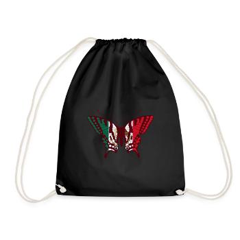 Drapeau du Mexique Origine de la plage de vacances mexicaine - Sac de sport léger - noir - Devant