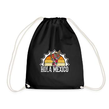 Mexico Mexican Skeleton Holiday Tequila - Drawstring Bag - black - Front