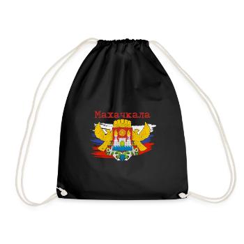 Dagestan Adler Kaukasus Papakha Dagestani - Turnbeutel - Schwarz - Vorne