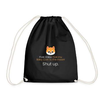 ** Coin à la lune! La ferme! - Sac de sport léger - noir - Devant