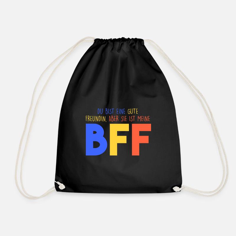 aber sie ist meine BFF - Turnbeutel - Schwarz