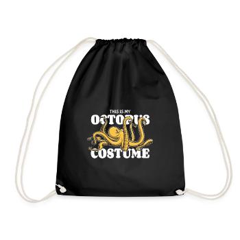 J’aime beaucoup Octopus - Eight Tentacles - Costume - Sac de sport léger - noir - Devant