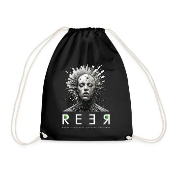 RESPECT EMBRACE EMPATHY RECOVERY - Mental Health - Drawstring Bag - black - Front