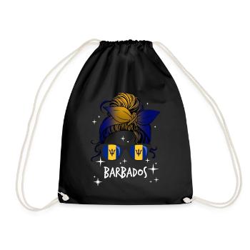 Barbados - Drawstring Bag - black - Front