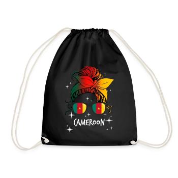 Cameroun - Sac de sport léger - noir - Devant