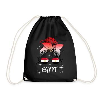 Egypt - Drawstring Bag - black - Front