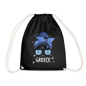 Grèce - Sac de sport léger - noir - Devant