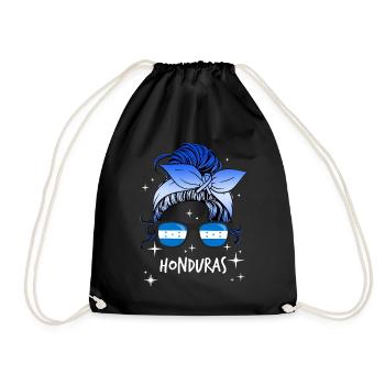 Honduras - Drawstring Bag - black - Front