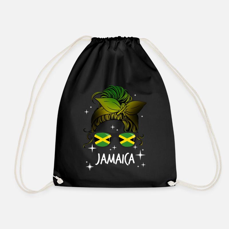 Jamaika - Turnbeutel - Schwarz