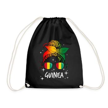 Guinée - Sac de sport léger - noir - Devant