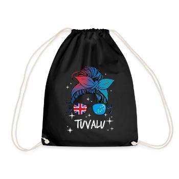 Tuvalu - Sac de sport léger - noir - Devant