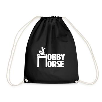 Cheval de loisir - Cheval de loisir - Équitation - Cadeau - Sac de sport léger - noir - Devant