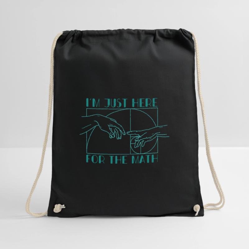 Fibonacci Numbers Geometry Math Teacher Drawstring Bag