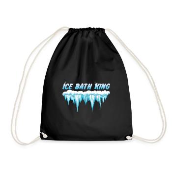Ice Bathing Gift Cold Shower Fitness Ice Bathing - Drawstring Bag - black - Front