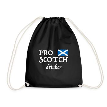 Buveur de scotch Pro | Ecosse, Whisky - Sac de sport léger - noir - Devant