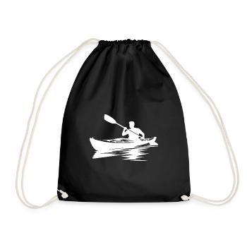 Sports nautiques Kayak Boat pour de grandes excursions en kayak - Sac de sport léger - noir - Devant