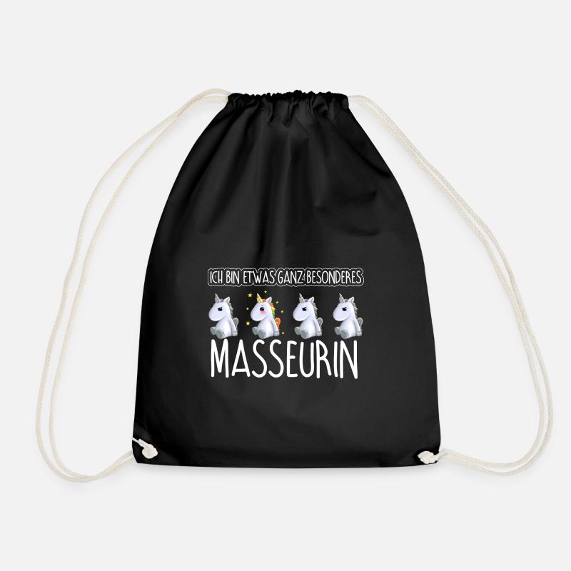 MASSEURIN - Toll - Turnbeutel - Schwarz