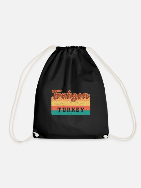 Türkei Trabzon Göktürk Deutschtürken Urlaub - Turnbeutel - Schwarz