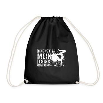 Das ist mein Handstand Shirt Mädchen Turnen Geräte - Turnbeutel - Schwarz - Vorne