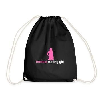 Fille de réglage la plus chaude - Sac de sport léger - noir - Devant
