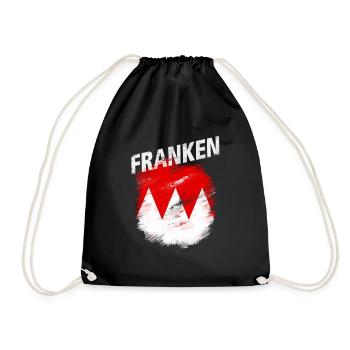 Franken - Turnbeutel - Schwarz - Vorne