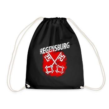Regensburg - Turnbeutel - Schwarz - Vorne