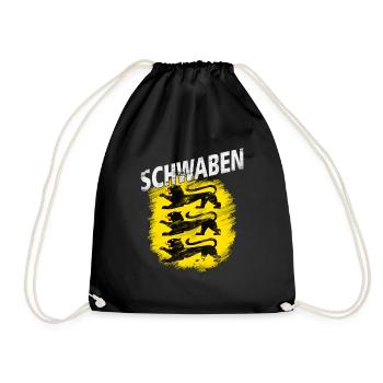 Schwaben - Turnbeutel - Schwarz - Vorne