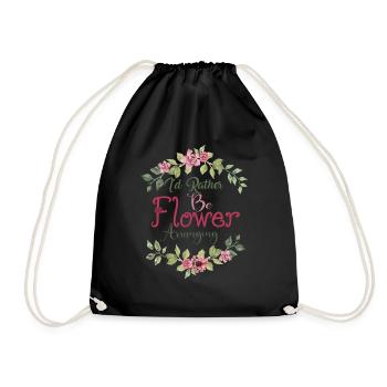 JE VAIS ÊTRE PLAQUÉ DE FLEURS - Sac de sport léger - noir - Devant
