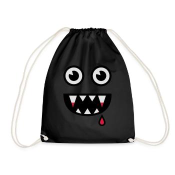 Petit vampire / Petit vampire - Sac de sport léger - noir - Devant