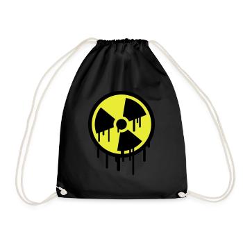 Atom Symbol Graffiti - Sac de sport léger - noir - Devant