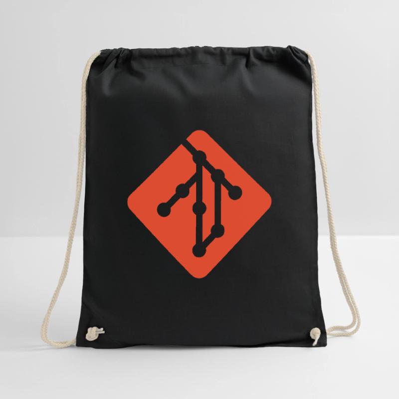 Programmer Gift: Git Drawstring Bag