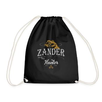 Pikeperch Hunter, Rod, Vintage, Pêche, Pêche - Sac de sport léger - noir - Devant