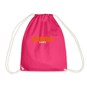 Friends & Foes - Friends & Foes - - Drawstring Bag - fuchsia - Front