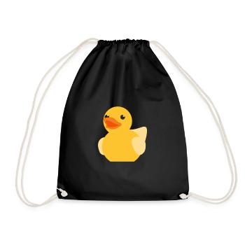 Canard en caoutchouc canard en caoutchouc - Sac de sport léger - noir - Devant