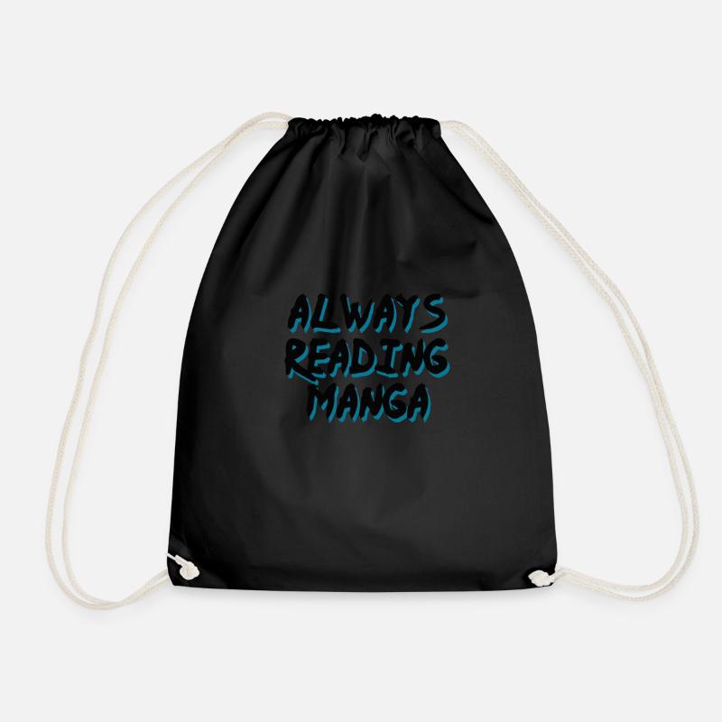 Always Reading Manga - Sac de sport léger - noir
